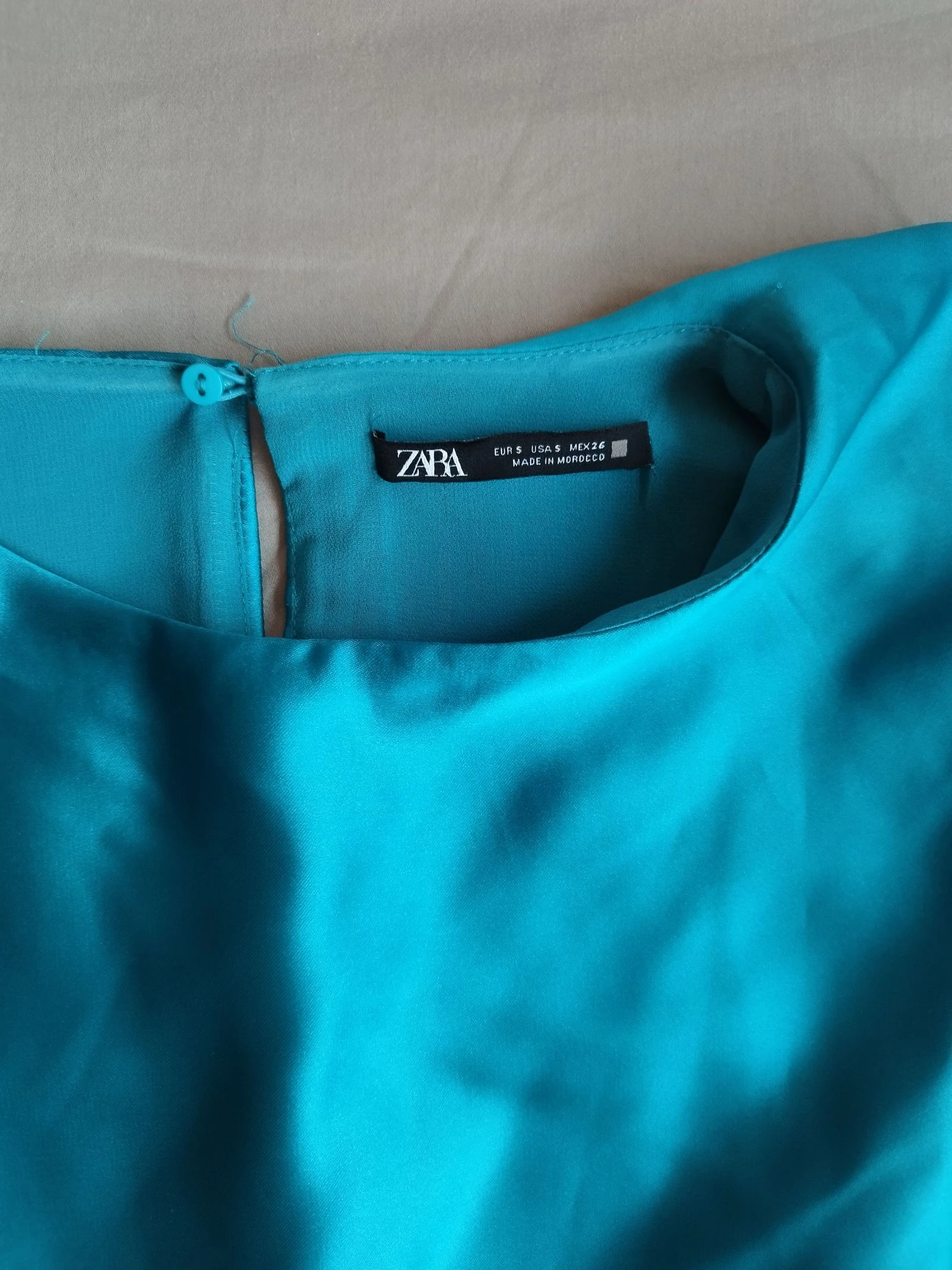 Zara satin cape dress S – photo 3